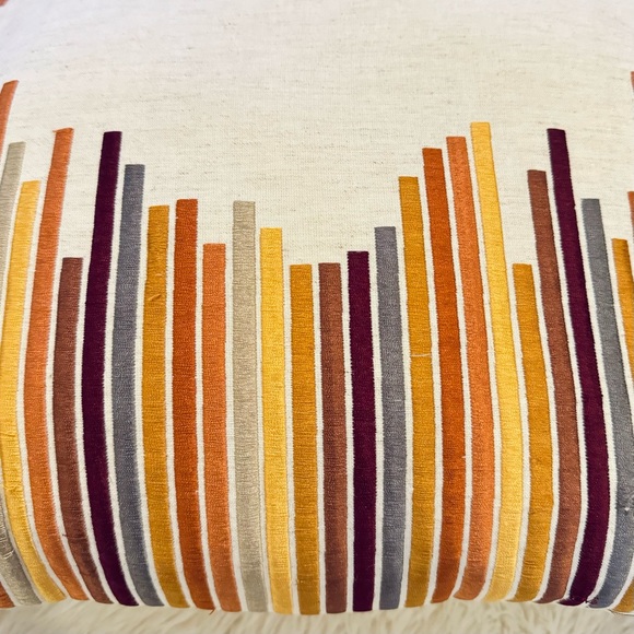 Muted Jewel Tones Step Accent Pillow Cover - Picture 5 of 8